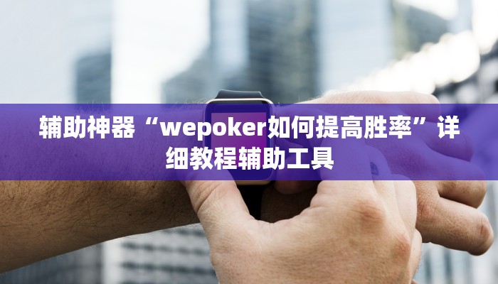 辅助神器“wepoker如何提高胜率”详细教程辅助工具