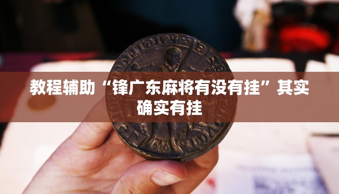 教程辅助“锋广东麻将有没有挂”其实确实有挂