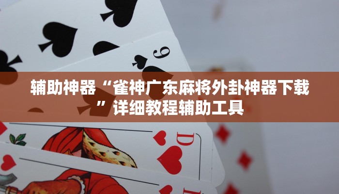 辅助神器“雀神广东麻将外卦神器下载”详细教程辅助工具