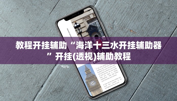 教程开挂辅助“海洋十三水开挂辅助器”开挂(透视)辅助教程