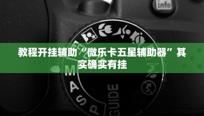 教程开挂辅助“微乐卡五星辅助器”其实确实有挂