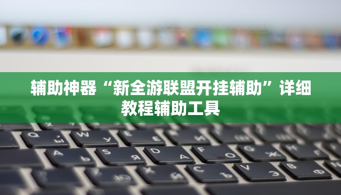 辅助神器“新全游联盟开挂辅助”详细教程辅助工具