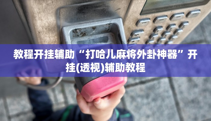 教程开挂辅助“打哈儿麻将外卦神器”开挂(透视)辅助教程
