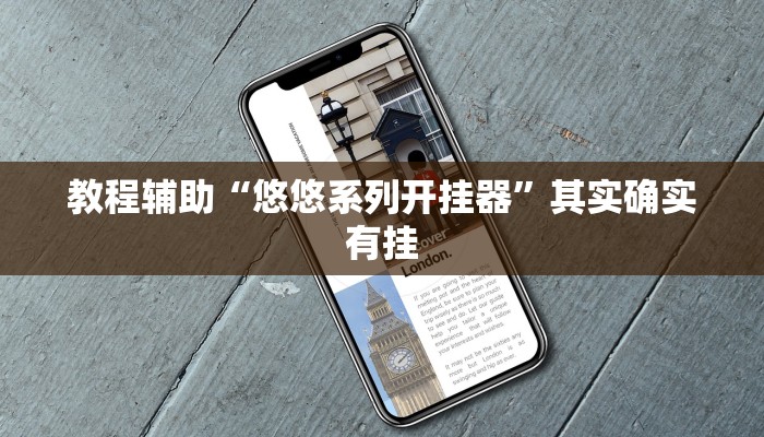 教程辅助“悠悠系列开挂器”其实确实有挂