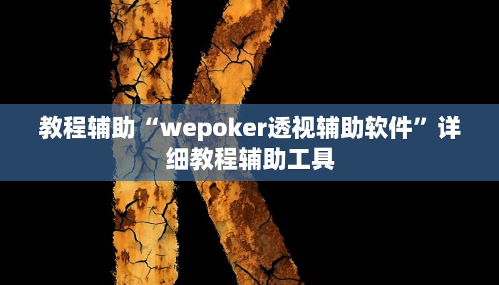 教程辅助“wepoker透视辅助软件”详细教程辅助工具