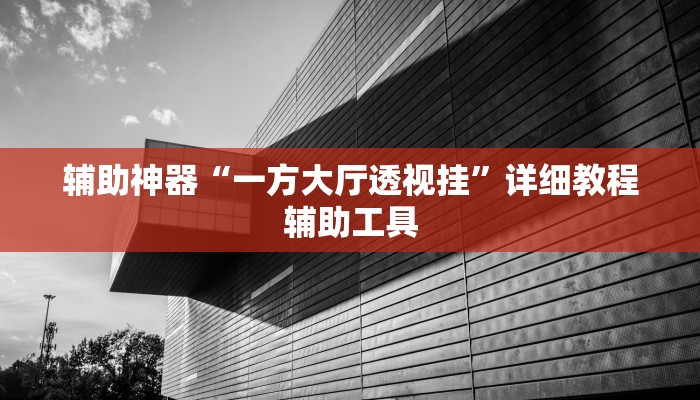 辅助神器“一方大厅透视挂”详细教程辅助工具