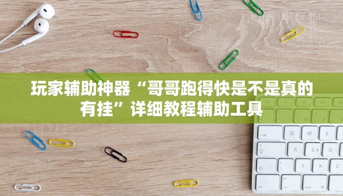 玩家辅助神器“哥哥跑得快是不是真的有挂”详细教程辅助工具