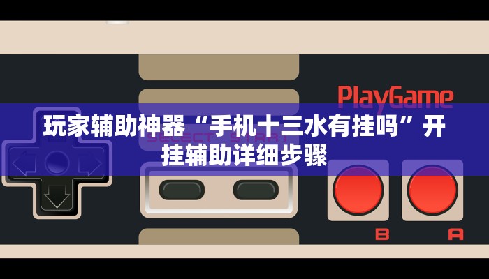 玩家辅助神器“手机十三水有挂吗”开挂辅助详细步骤