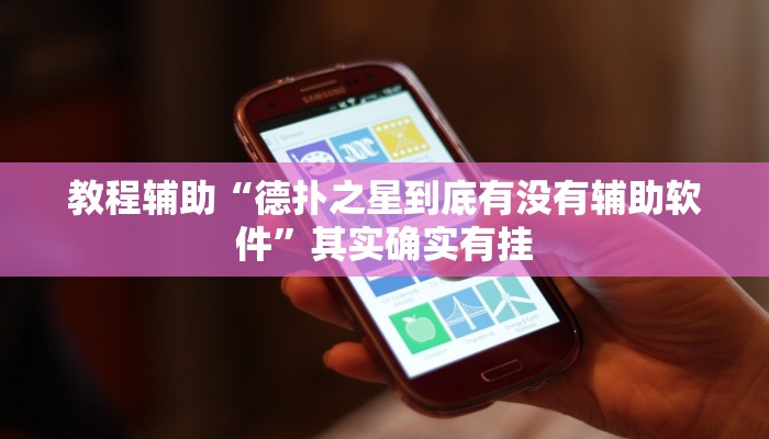 教程辅助“德扑之星到底有没有辅助软件”其实确实有挂