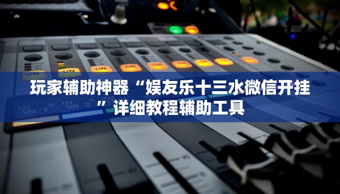 玩家辅助神器“娱友乐十三水微信开挂”详细教程辅助工具