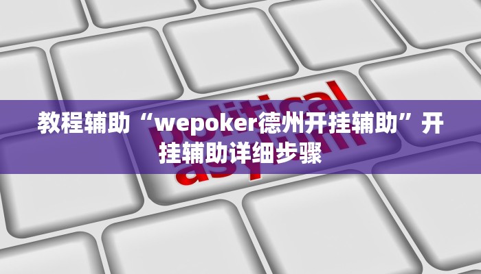 教程辅助“wepoker德州开挂辅助”开挂辅助详细步骤