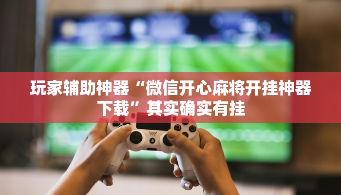 玩家辅助神器“微信开心麻将开挂神器下载”其实确实有挂