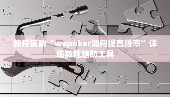 教程辅助“wepoker如何提高胜率”详细教程辅助工具
