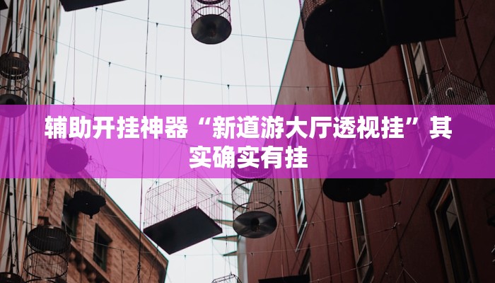 辅助开挂神器“新道游大厅透视挂”其实确实有挂 辅助开挂神器“新道游大厅透视挂”其实确实有挂