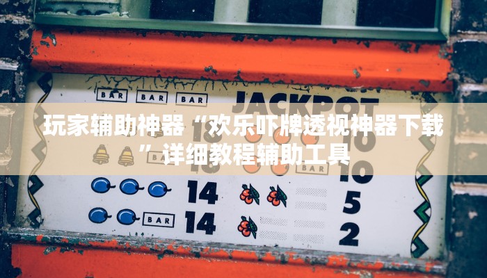 玩家辅助神器“欢乐吓牌透视神器下载”详细教程辅助工具