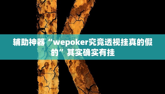 辅助神器“wepoker究竟透视挂真的假的”其实确实有挂 辅助神器“wepoker究竟透视挂真的假的”其实确实有挂