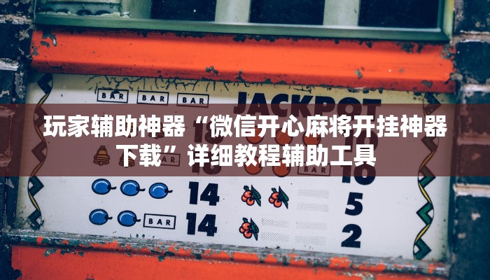 玩家辅助神器“微信开心麻将开挂神器下载”详细教程辅助工具