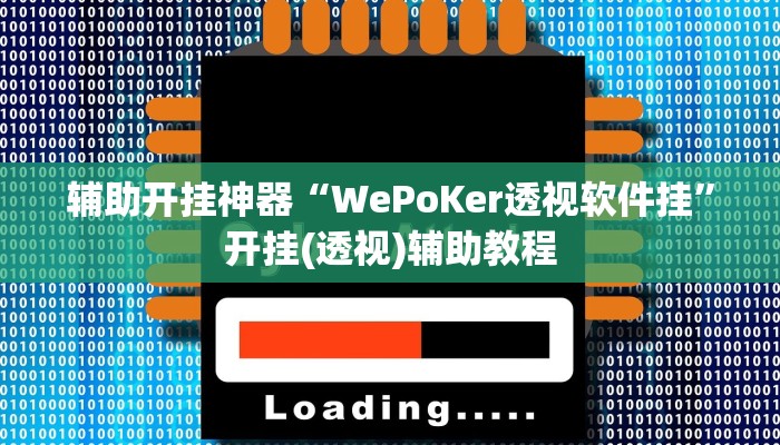 辅助开挂神器“WePoKer透视软件挂”开挂(透视)辅助教程