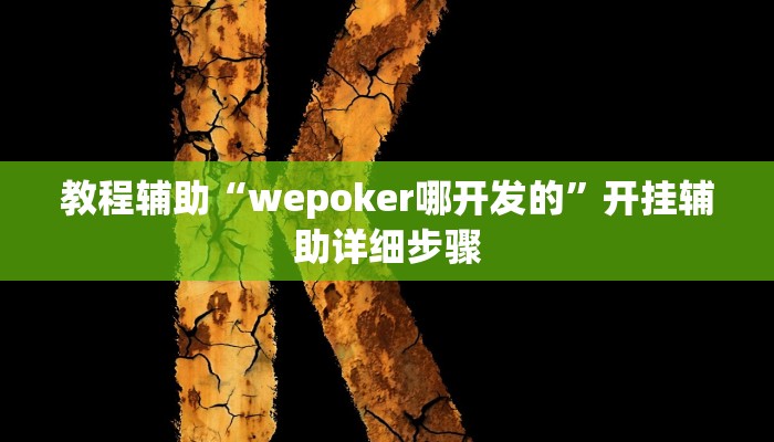 教程辅助“wepoker哪开发的”开挂辅助详细步骤