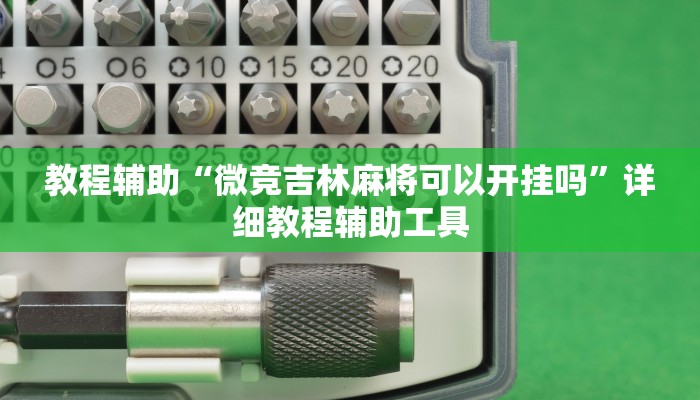 教程辅助“微竞吉林麻将可以开挂吗”详细教程辅助工具