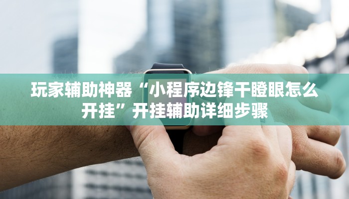 玩家辅助神器“小程序边锋干瞪眼怎么开挂”开挂辅助详细步骤