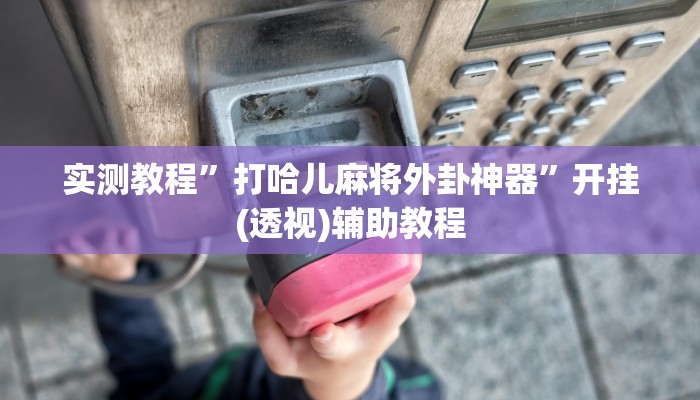 实测教程”打哈儿麻将外卦神器”开挂(透视)辅助教程