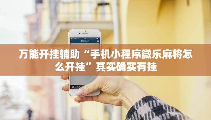 万能开挂辅助“手机小程序微乐麻将怎么开挂”其实确实有挂