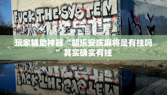 玩家辅助神器“胡乐安庆麻将是有挂吗”其实确实有挂