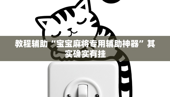 教程辅助“宝宝麻将专用辅助神器”其实确实有挂