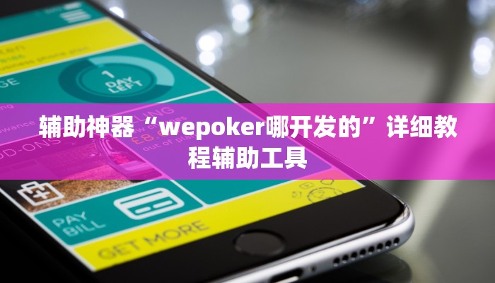 辅助神器“wepoker哪开发的”详细教程辅助工具
