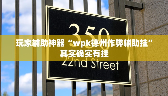 玩家辅助神器“wpk德州作弊辅助挂”其实确实有挂 玩家辅助神器“wpk德州作弊辅助挂”其实确实有挂