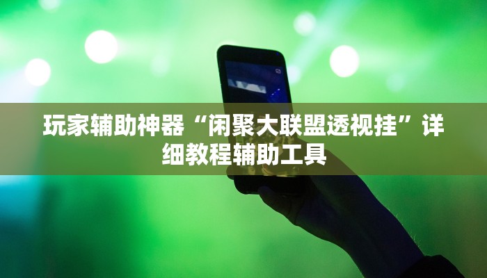 玩家辅助神器“闲聚大联盟透视挂”详细教程辅助工具