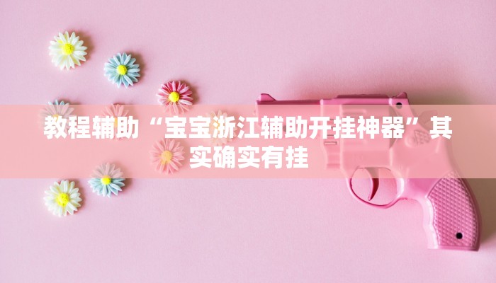 教程辅助“宝宝浙江辅助开挂神器”其实确实有挂