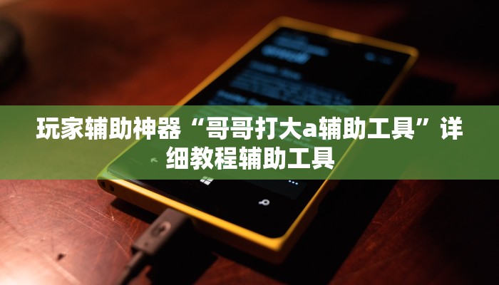 玩家辅助神器“哥哥打大a辅助工具”详细教程辅助工具