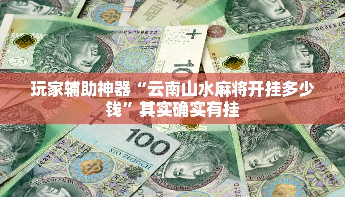 玩家辅助神器“云南山水麻将开挂多少钱”其实确实有挂